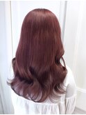 10代20代♪透明感×ツヤ感◎イルミナカラー×チェリーレッド