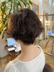 ショート×髪質改善酸性デジタルパーマ