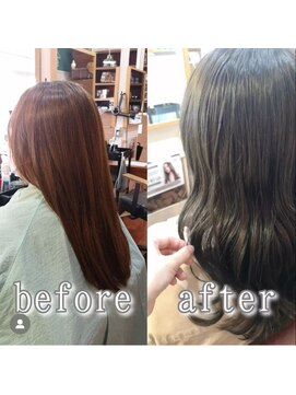 スミカ(sumica) #オリーブベージュ  #くすみカラー  #透明感カラー