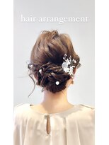 ヘアアンドフェイス サクラインターナショナル(hair&face sakura international) 柔らかい印象のヘアレンジスタイル