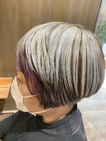 キコーヘア(kiko hair)&nbsp;白髪ぼかしハイライトスタイル