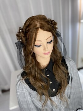 ヘアーメイクサロン リュクス(Hair make salon LUXE) ハーフツイン羊ヘアアレンジ