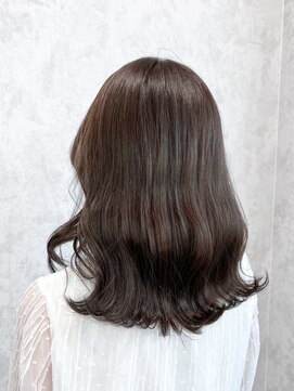 デミヘアー(Demi hair) ショコラブラウン×ゆるふわウェーブ