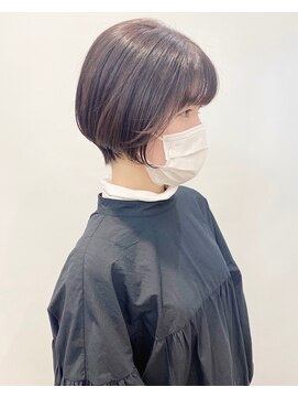 モリオフロムロンドン 松戸店(Morio from London) 【松戸　石山】大人可愛い丸みショートボブ透明感カラー