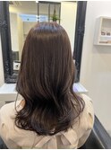 ブリーチなしラベンダーベージュ