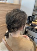 編み込みアレンジ
