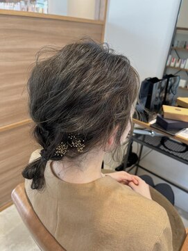 スーリール 箱崎店(Sourire) 編み込みアレンジ