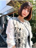 Aimee 町田　ゆるふわボブ×透け感ブラウン
