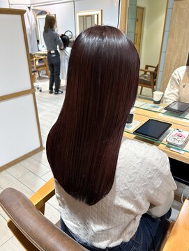 プラグ バイ ネオリーブ(plug by neolive) レイヤーロング×髪質改善 [髪質改善/縮毛矯正]韓国A