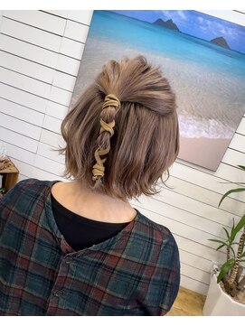 ラニハナクドウ(lanihana.kudo) +＊～ブリーチカラー【バニラベージュ】～＊+