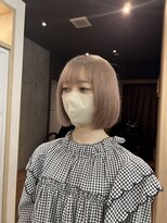 アジールヘア 赤羽駅南口店(agir hair) ミルクティーベージュケアブリーチピンクベージュ