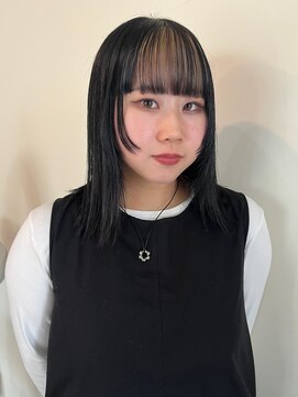 ナループロア ルームー(Nalu pu loa ROOMOO) インナーカラー/デザインカラー/顔まわりレイヤー