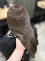 アイシー 表参道(ICY)&nbsp;ブリーチなしダブルカラー ミルクティーブラウン ＊RINA