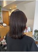 《緑橋/城東区/女性サロン》暗髪透明感ブラウンカラー