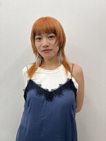 ケプカ(KEPKA)&nbsp;ウルフカット　ワイドバング　デザインカラー