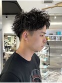 スパイキーショート/短髪パーマ/ピンパーマ【丸山武志】