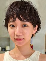 ハウ 心斎橋(how)&nbsp;パーマショートショートヘア小顔大人可愛い20代30代40代50代