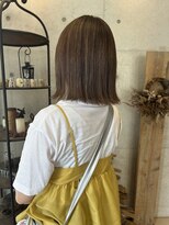 アチーブ ヘア デザイン(achieve hair design)&nbsp;#ハイライト#ナチュラルハイライト×切りっぱなし20代30代40代