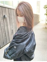 ムク 横浜店(muku)&nbsp;ミルクティーベージュダブルカラーケアブリーチインナーカラー