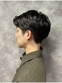 毛先だけカールつけるニュアンスパーマ
