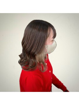 アコレ カリテ 草津店(ACCOLE qualite) イヤリングカラー/ミルクティー/10代・20代・30代