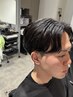 ニュアンスパーマ【カット+ナチュラルパーマ+S,B+プレトリートメント】