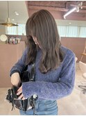 オリーブベージュ ブリーチなしカラー