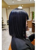 ブリーチ1回で作る◎ブルーブラック