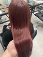 アミ 新小岩(amie) ブリーチ無しでかわいいレッドカラー！