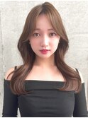 姫カットレイヤー/くすみベージュ/韓国風巻き/立川レイヤー