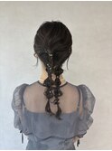 編みおろしアレンジ