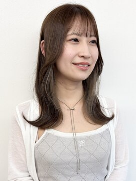 モリオフロムロンドン 松戸店(Morio from London) 【モリオ松戸　石山】セミロングくびれミディインナーカラー