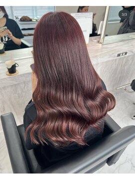 ミニョン(mignon) 韓国/ダブルカラー/ブリーチ/ピンク/学割U24/新越谷/南越谷/草加