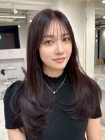 ハオ(hao)&nbsp;【hao渋谷】ダークグレージュ×ラフレイヤー