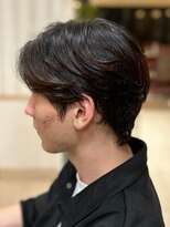 ヘアークリアー 川口鳩ケ谷&nbsp;【メンズ】大人爽やかセンターパートのナチュラルショート
