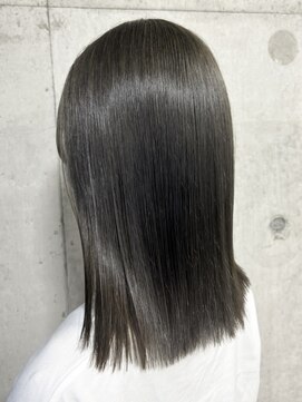 ルノン(LUNON) 暗めカラーグランマッシュデザインカラーフェイスフレーミング