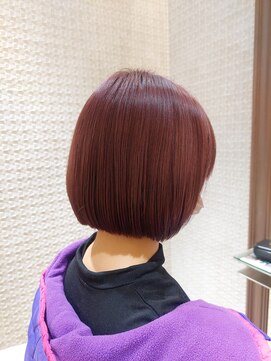 ゼルアヴェダ イオンモール与野(ZELE AVEDA) bob×暖色カラー