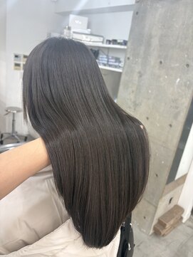 ディジョン 自由ヶ丘(Dijon) 韓国顔まわりレイヤーカットグレージュオリーブベージュブラウン