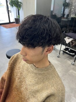 men's salon Plaisir【メンズサロンプレズィール】【４月１日NEWOPEN（予定）】の写真/【石川メンズパーマの聖地】≪圧倒的なトレンド感×似合わせ≫360度隙のない波巻き・ツイスパ