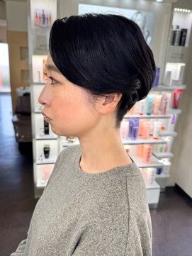 キャパジャストヘアー(CAPA just hair) ハンサムショート刈り上げ女子ニュアンスパーマ