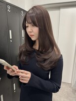 アット(at...)&nbsp;艶ブラウン×ロングレイヤー