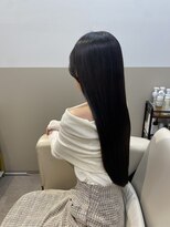 シュヴーブリヤン(cheveux brillants)&nbsp;【美髪縮毛矯正で作る再現性100%な艶髪】透けるグレージュロング