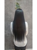 ロングヘアシルクストレート