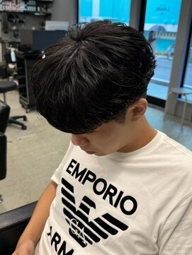 エルマーク 本山(L-MARK) マッシュヘア/フェザーパーマ/メンズヘア/men's