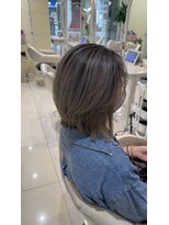 クレア 上大岡(CREA) 白髪ぼかしハイライト縮毛矯正ダブルカラー髪質改善30代40代50代
