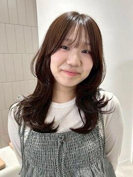 マッシュ 天王寺あべの(MASHU) たっぷりのレイヤーと艶カラーで韓国風に♪【天王寺／あべの】