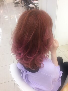 トップヘアー ベイエリア店(TOP HAIR) ソフトピンクアッシュ