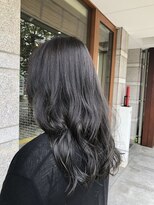 ニコアヘアデザイン(Nicoa hair design) グレーとブルーカラー