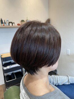 ミーヘアー(mii hair)の写真/【あなたに似合う素敵なショートを】丁寧なカウンセリングと高品質な技術で再現もし易いスタイルをご提供◎