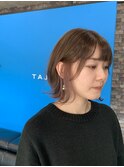 ▼ボブ×インナーカラー